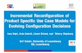 Incremental Reconfiguration of Product Specific Use Case Models for Evolving Configuration Decisions