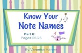 Note names part 6 ©