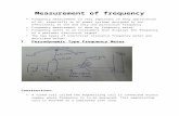 Measurement of frequency notes