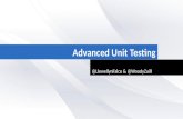 Advanced unit testing