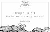 Drupal 8.3.0: the features are ready, are you?