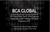 BCA Global's Food & Wine Experience