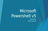 Introduction to Powershell Version 5