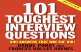 101 Toughest interview questions by Daniel Porot Excerpt