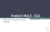 Firebird male, usa   manned unmanned aerial vehicle