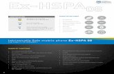 Ecom Ex-HSPA 08 LWP - ATEX Hazardous Area Mobile Phone - Data Sheet