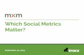 Which Social Metrics Matter?