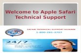 Apple Safari Technical Support 1-800-281-3707 Phone Number for Browser Related Problems