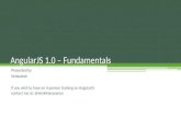 Angular js 1.0-fundamentals
