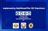 Implementing HealthLead- The CDC Experience with Cpt. Tina Lankford