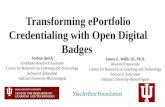 Transforming ePortfolio Credentialing with Open Digital Badges
