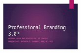 Personal Branding Workshop Slides by Natascha F. Saunders