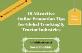 16 attractive online promotion tips for global trucking & tractor industries