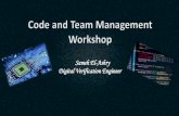 Code Management Workshop