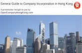 General Guide to Company Incorporation in Hong Kong