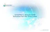 SYSPRO Espresso Mobile ERP Solution for the Executive
