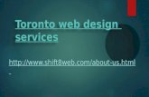 Toronto web design services
