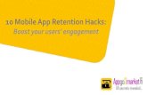 10 Mobile App Retention Hacks: Boost your users’ engagement
