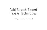 6 Paid search a Super Hero Skills and Techniques