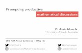 Prompting productive maths discussions ~ Amie Albrecht