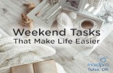 Weekend Tasks That Make Life Easier