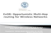 ExOR_Multihop Routing in Wireless Networks