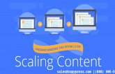 How to Avoid the Common Pitfalls for Scaling Quality Content