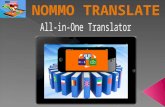 NOMMO TRANSLATE – All-in-One Translator