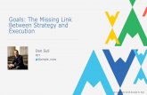 Goal Summit 2016: Goals – The Missing Link Between Strategy and Execution