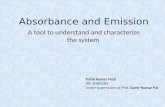 Absorbance and emission