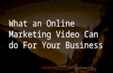 What  online video marketing can do for your business