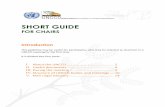 UNCCD Short Guide for Chairs