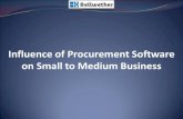 Influence of Procurement Software on Small to Medium Business