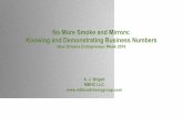 No More Smoke and Mirrors: Knowing and Demonstrating Business Numbers