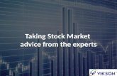 Taking Stock Market Advice From the Experts