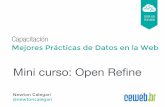 Mini Curso - Open Refine - Español