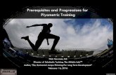Plyometric Prerequisites & Progressions   Nick Newman 2016