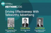 Driving Effectiveness with Talkworthy Advertising