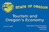 Oregon Travel and Tourism - July 2016