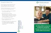 Home Care brochure