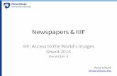 Newspapers & IIIF