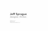 Jeff Sprague Portfolio