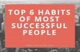 Top 6 habits of most successful people