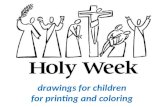 Holy week   drawings for children