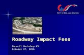 Roadway Impact Fees