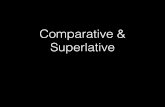 Comparative & superlatives