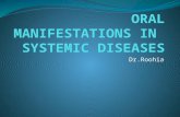 Oral manifestations in systemic diseases