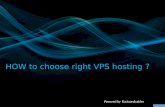 How to choose right vps hosting?