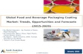 Global Food and Beverage Packaging Coating Market: Trends, Opportunities and Forecasts (2015-2020F) - New Report by Azoth Analytics