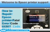 Tips to repair epson printer fatal error code 0 x50